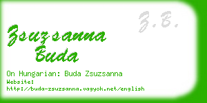 zsuzsanna buda business card